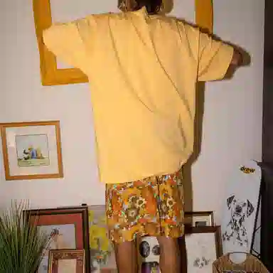 Drew House Figment Ss Tee Tangerine T