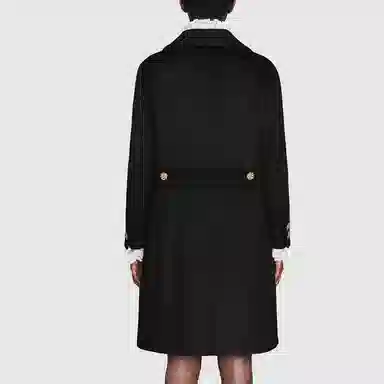 Gucci FW21 Wool Coat Black