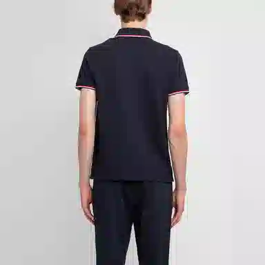 Moncler Polo Shirt Blue