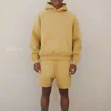 Fear of God Essentials FW21 Pullover Hoodie Amber Logo