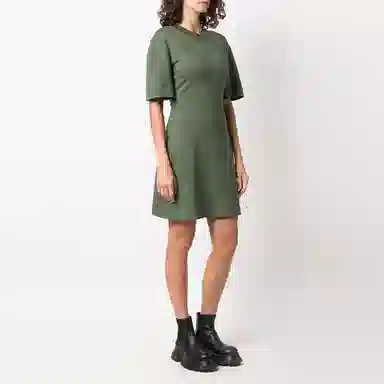 Alexander McQueen FW21 Green Dress