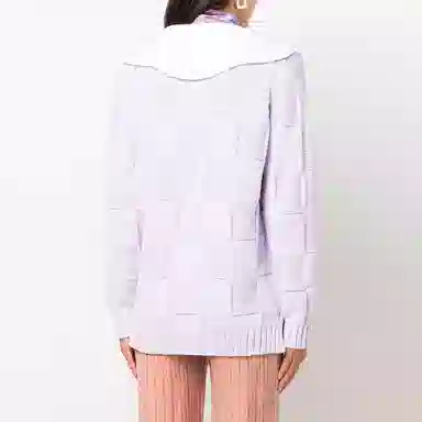 GANNI SS21 Cardigan Purple