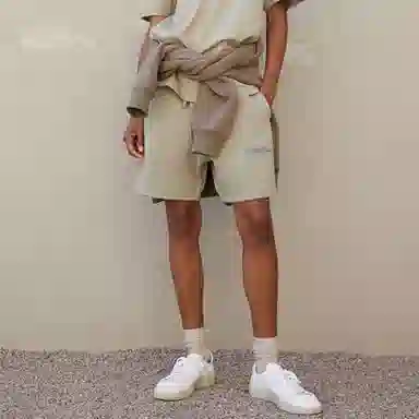 Fear of God Essentials FW21 Sweatshort Pistachio