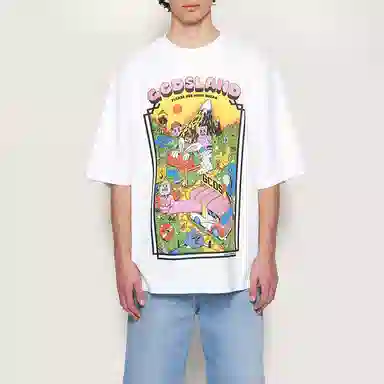 GCDS FW21 White T-Shirt