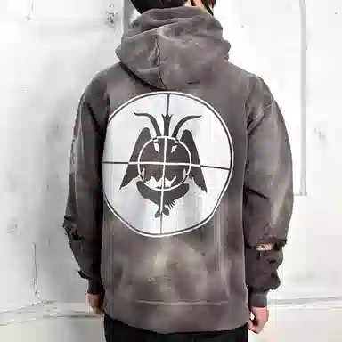 SAINT Mxxxxxx Logo Hoodie Dark Grey