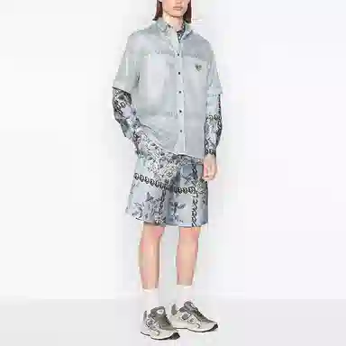 DIOR SS22 Logo Patch Shirt