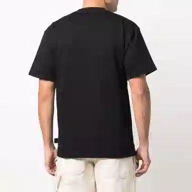 GCDS Logo Print T-Shirt Black