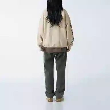 acme de la vie ADLV Bear Logo Crewneck Sweatshirt Beige