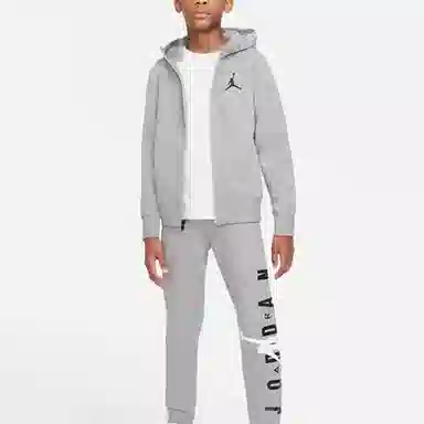 Jordan Kids Logo Print Jogger Pants Grey