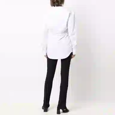 Alexander Wang SS22 White Long Sleeve Shirt