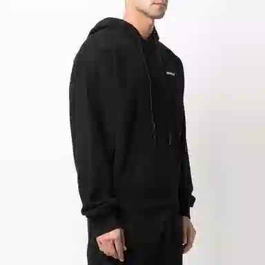 OFF-WHITE SS22 Logo Hoodie Black