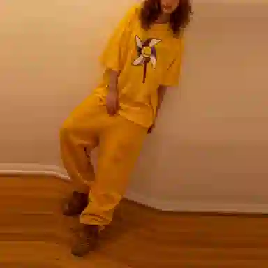 Drew House SS22 Pinwheel Ss Tee LogoT golden yellow