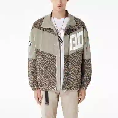 Boy London Logo Jacket Khaki