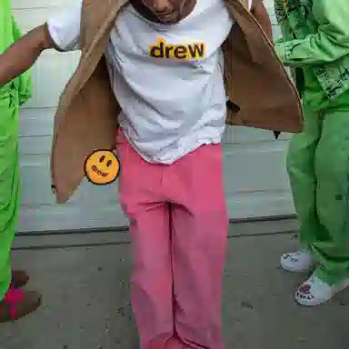 Drew House Secret Ss Ringer Tee White/Brown