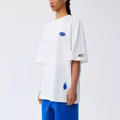 ADER ERROR Ivory Embroidered Logo T-Shirt