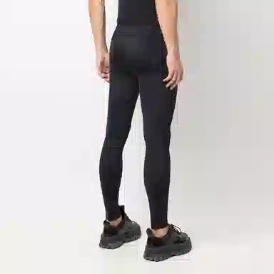 Balenciaga SS22 Logo Leggings Black