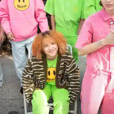 Drew House SS22 Mascot Hoodie Hot Pink