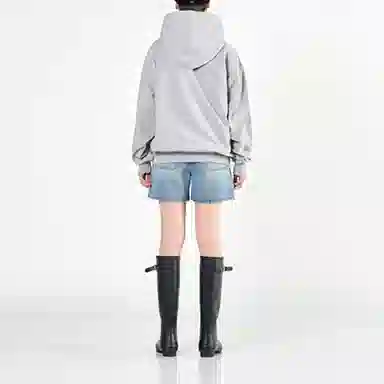 acme de la vieADLV SS22 A Logo Emblem Flower Essential Hoodie Melange Logo