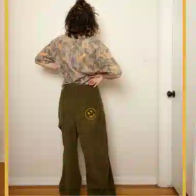 Drew House FW22 Ultra Wide Leg Corduroy Carpenter Pant