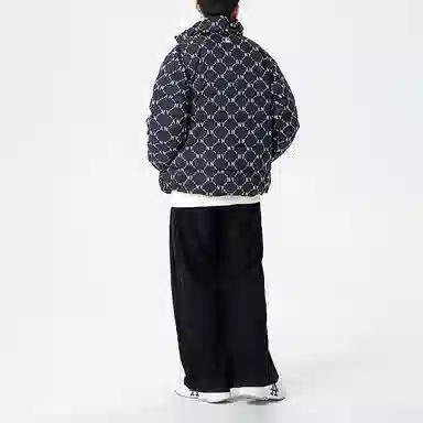 MLB FW22 Diamond Short Down Jacket Black