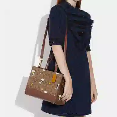 COACH x Peanuts Snoopy Dempsey 30 Tote