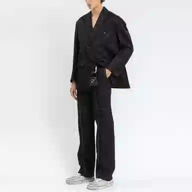 WE11DONE FW21 Black Blazer