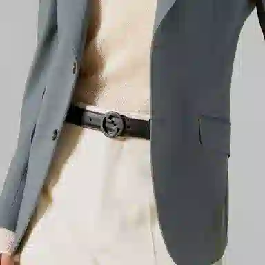 Gucci Interlocking G Belt Black 3CM