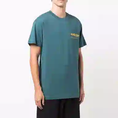 AMBUSH Logo Print T-Shirt Blue