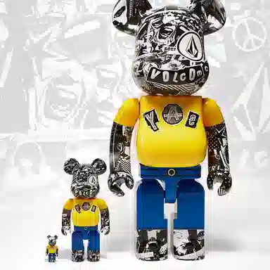 BE@RBRICK x VOLCOM True To This 30th Anniversary Edition