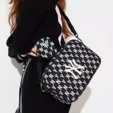 MLB Monogram Camera Bag Black