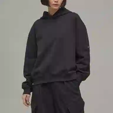 Y-3 Logo Hoodie Black