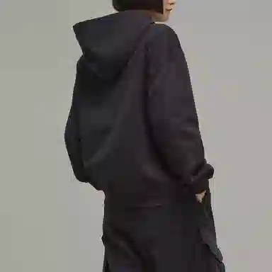 Y-3 Logo Hoodie Black