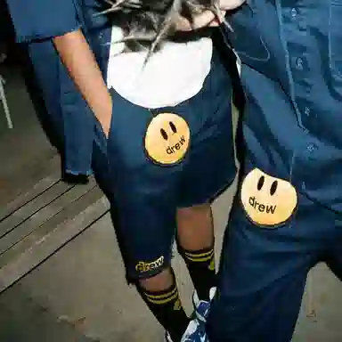 Drew House FW21 Stretch Twill Pleated Shorts Logo