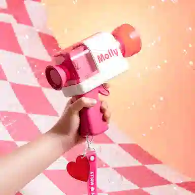 POP MART Molly Heart Signal Series Bubble Machine