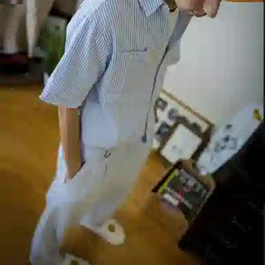 Drew House logo Seersucker Ss Shirt