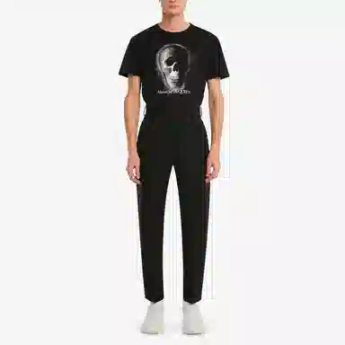 Alexander McQueen SS22 Skull Logo T-Shirt Black