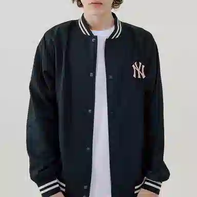MLB x Disney Yankees Baseball Jacket Black