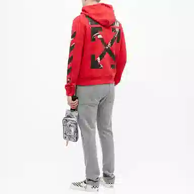OFF-WHITE Hoodie Red