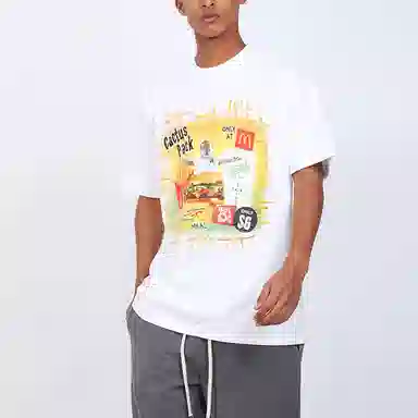 Travis Scott Cactus Jack x McDonald's T-Shirt White