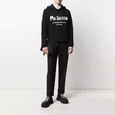 Alexander McQueen FW21 Logo Hoodie