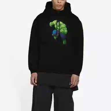Balenciaga x Hulk Hoodie Black