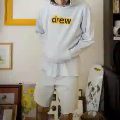 Drew House logo Secret Deconstructed Hoodie Logo