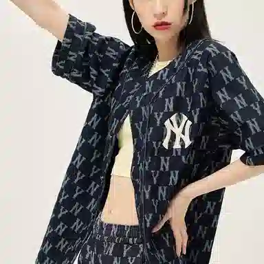 MLB Yankees Monogram Denim Shirt