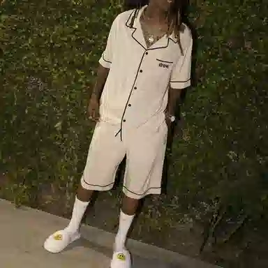 Drew House FW21 Pajama Short Beige