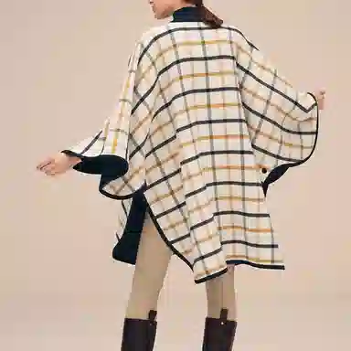 Hermes Reversible Check Cape