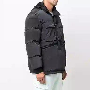 Stone Island Down Jacket Anthracite