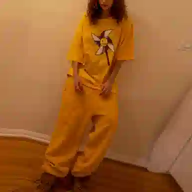 Drew House SS22 Pinwheel Ss Tee LogoT golden yellow