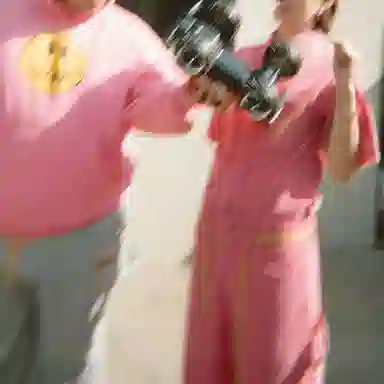 Drew House SS22 Mascot Hoodie Hot Pink