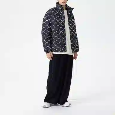 MLB FW22 Diamond Short Down Jacket Black