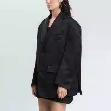 WE11DONE FW21 Black Blazer